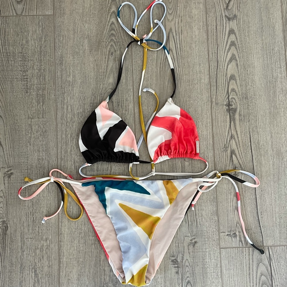 Mara Hoffman Superstar Bikini Set